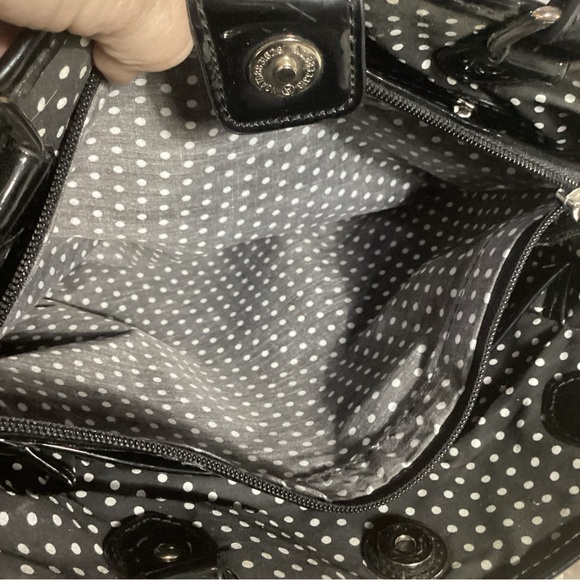 Lulu by Lulu Guinness It’s a Dog’s Life Red & Black Tote Bag - Picture 11 of 14